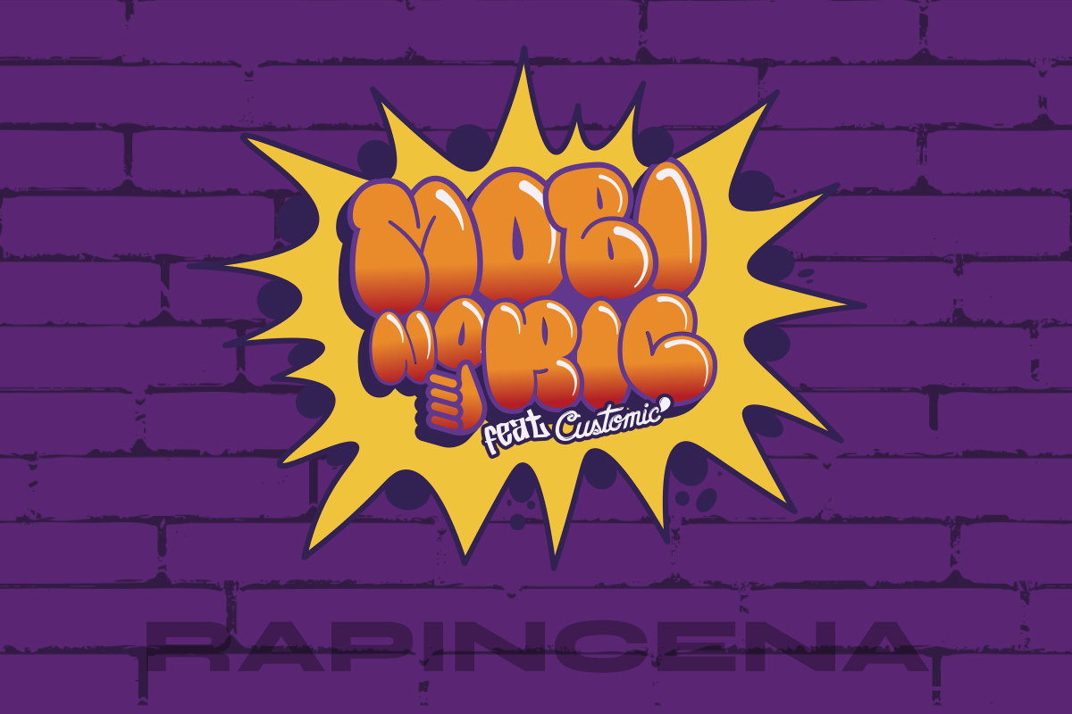 Banner Rap In Cena — identidade visual do festival